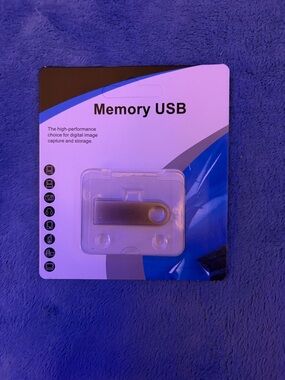 Memory USB Flash Drive - Silver